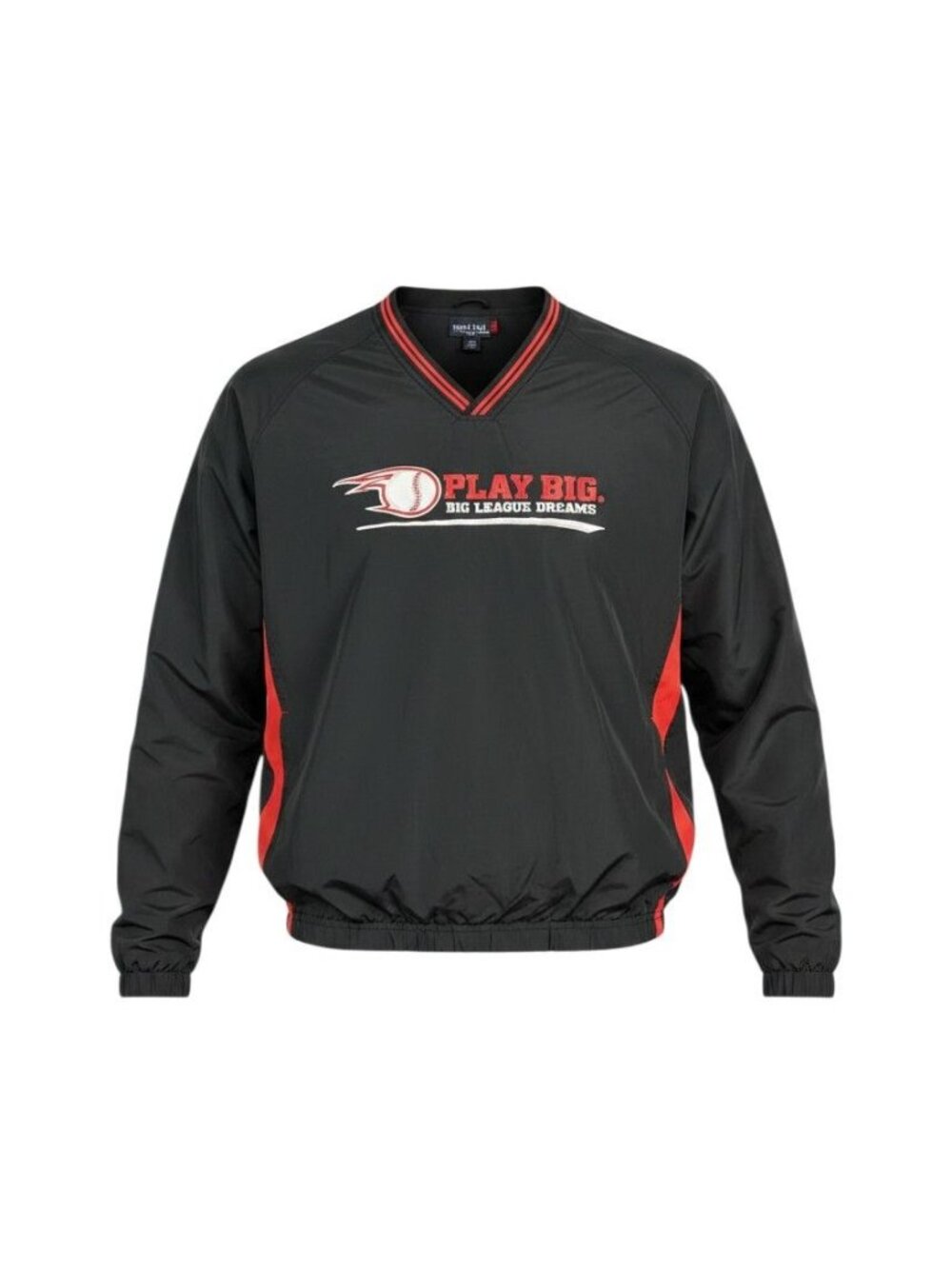 Sport-Tek Play Big Big League Dreams Black & Red Pullover Jacket XL